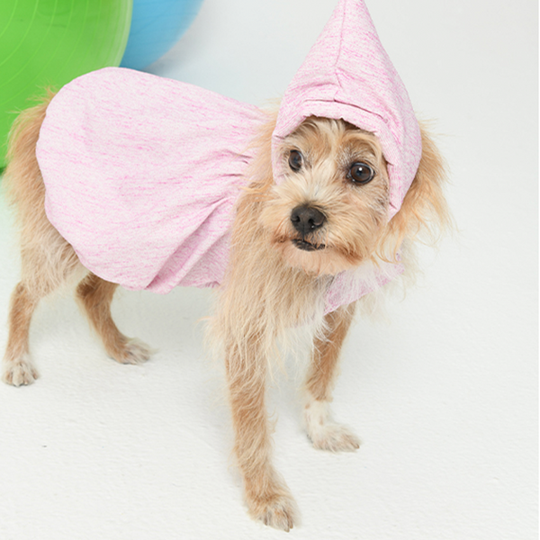 Cute Bubble Skirts Hat Dog Clothes Small Dog Italian Greyhound Pink