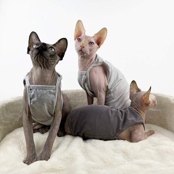 Soft Cotton T-shirt Sphynx Cat Clothes