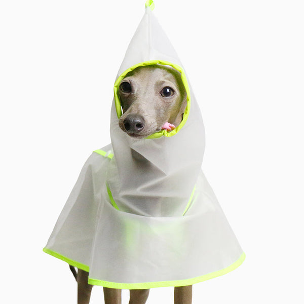 Waterproof Outdoor Raincoat Jacket Italian Greyhound Whippet Dog Clothes