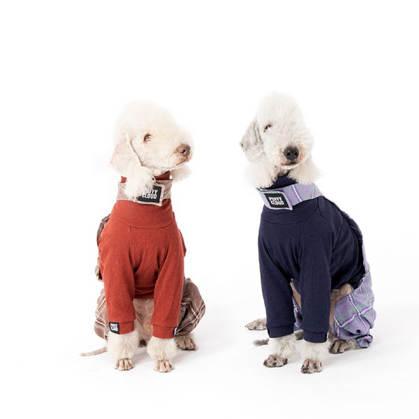 Dog Shirts Highneck Cotton Clothes for Bedlington