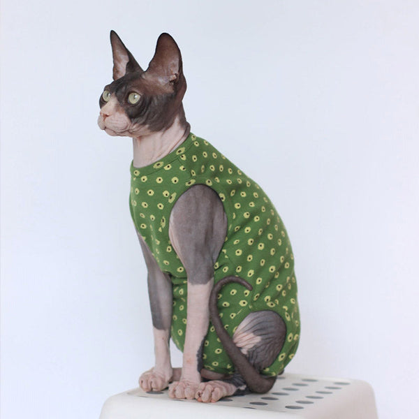 Cotton Soft Onesie Pajamas Sphynx Cat Clothes