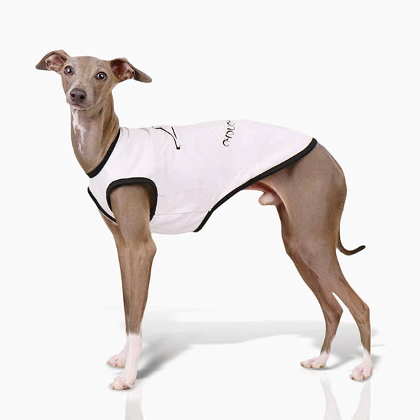 Cotton Soft Tank Top Shirt Italian Greyhound Whippet Dog Clothes