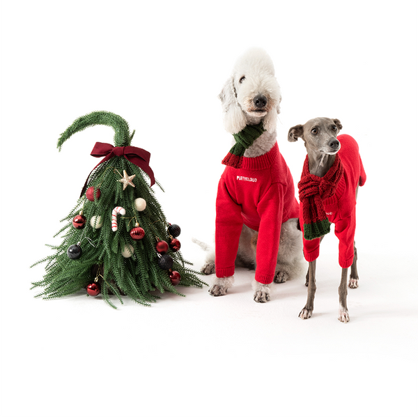 Chrismas Sweater Dog Clothes for Bedlington Italian Greyhound