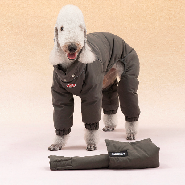 Dog Coat Down Padded Jacket 4Legs Snowsuits for Bedlington