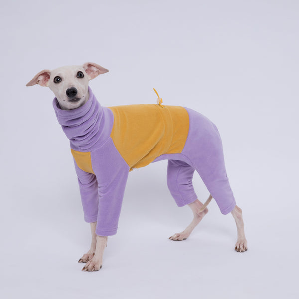 Dog Fleece Onesie Pajamas for Italian Greyhound Whippet Clothes