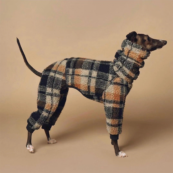 Fleece Dog Onesies Turtleneck Warm Italian greyhound Whippet Clothes