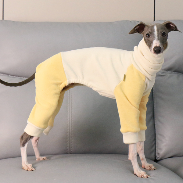 Fleece Onesies High Neck for Italian Greyhound Whippet Dog Clothes