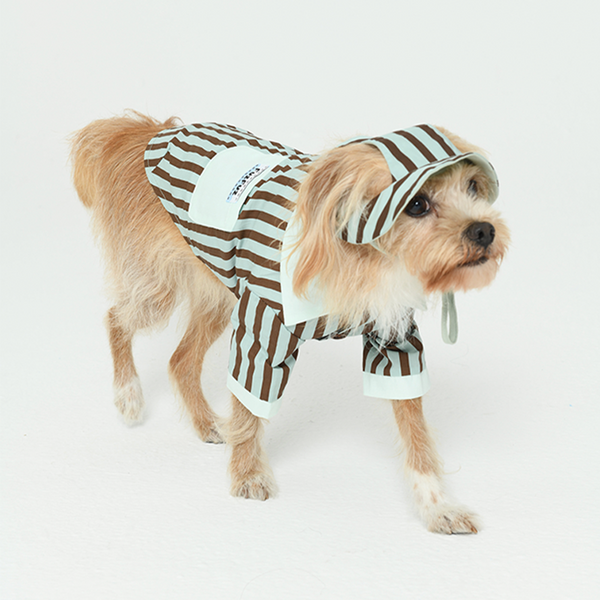 Stripe Shirts Dog Pajamas Small Dog Italian Greyhound Clothes Blue