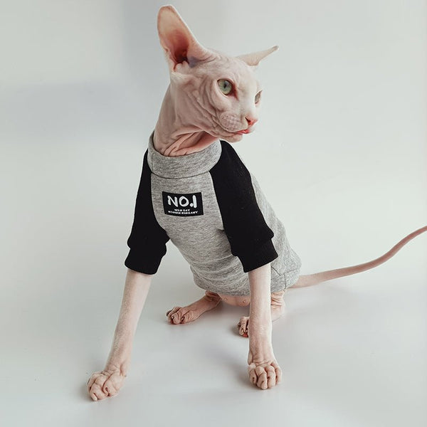 Basic T-shirt Sphynx Cat Clothes