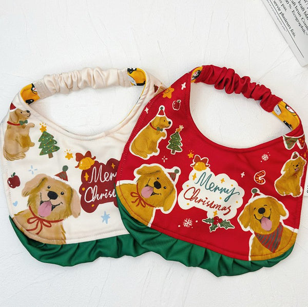 Big Dog Christmas Collar Bib Accessories Bandanas