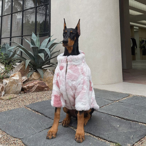 Big Dog Clothing Faux Fur Zip Coat