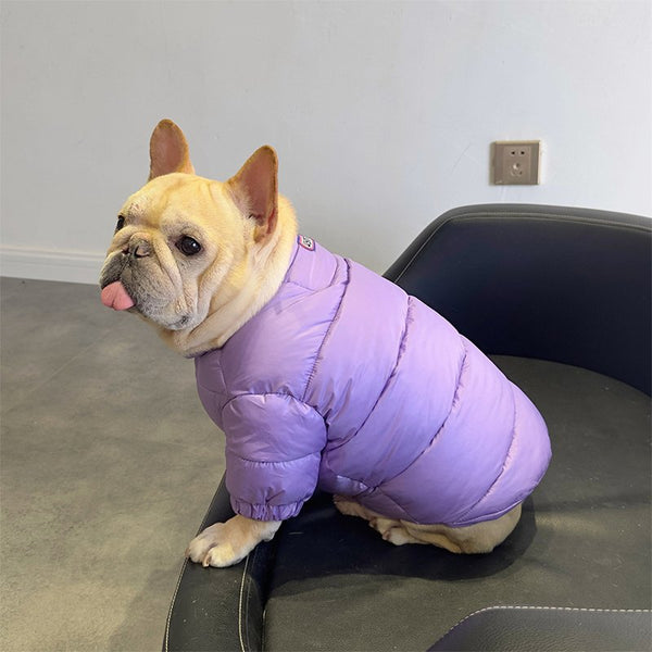 Bulldog Dog Clothes Winter Padded Jacket Pug Coat