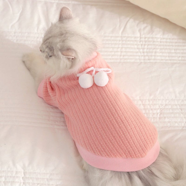 Cat Clothes Knitted Sweater