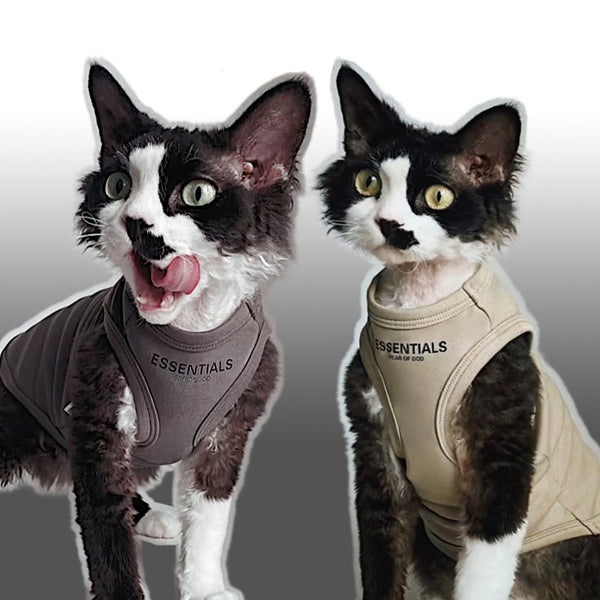 Cotton T-shirts Shirts Vest Tee Sphynx Cat Clothes