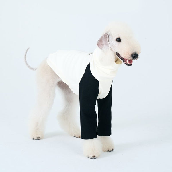 Cotton Turtleneck Shirts Bedlington Dog Clothes