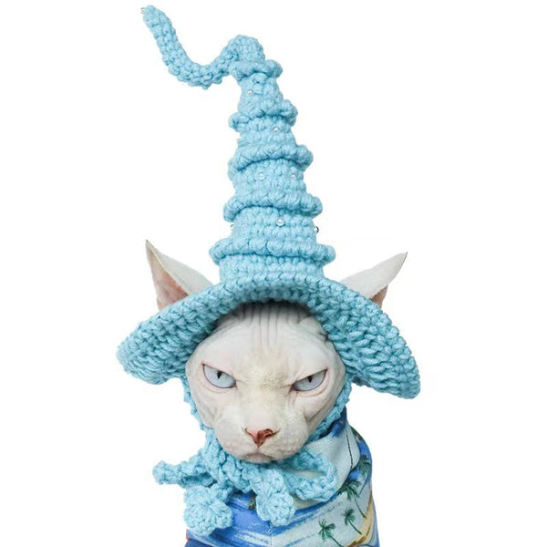 Cute Knitted Handmade Hat Sphynx Cat Hat