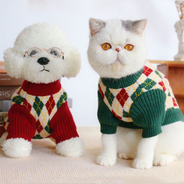 Dog & Cat Clothes Christmas Sweater