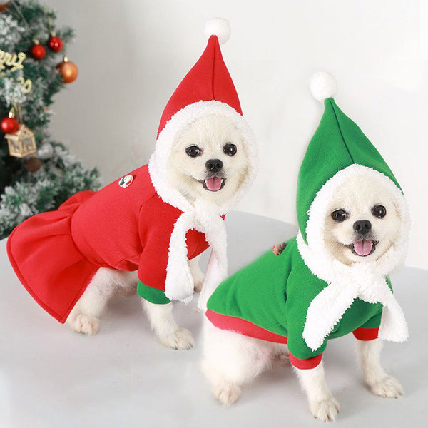 Dog Clothes Christmas Hoodie