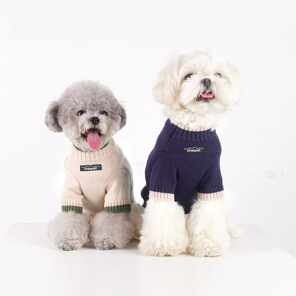 Dog Clothes Knitted Sweater