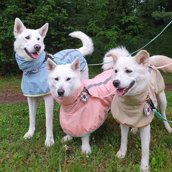 Dog Clothes Raincoat Waterproof Outdoor Jacket