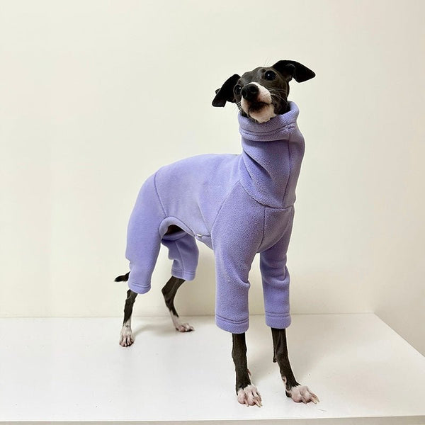 Double Fleece Onesie for Italian Greyhound Whippet Dog Clothes