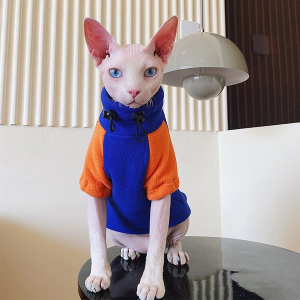 Fleece Shirts Sphynx Cat Clothes