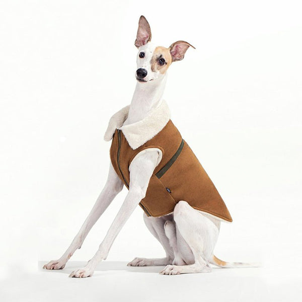 Fleece Suede Vest Jacket Italian Greyhound Whippet Dog Clothes