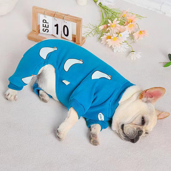 Onesie Pajama Bulldog Dog Clothes