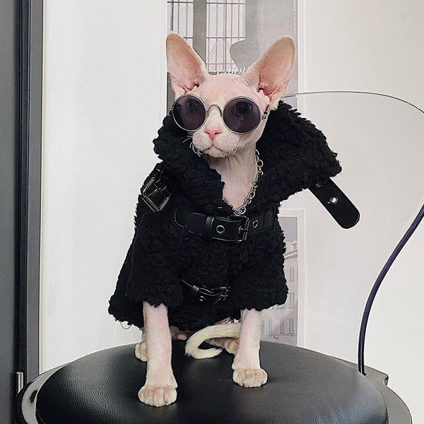 Plush Jacket Sphynx Cat Clothes