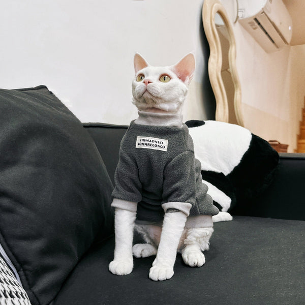 Polar Fleece Shirts Sphynx Cat Clothes