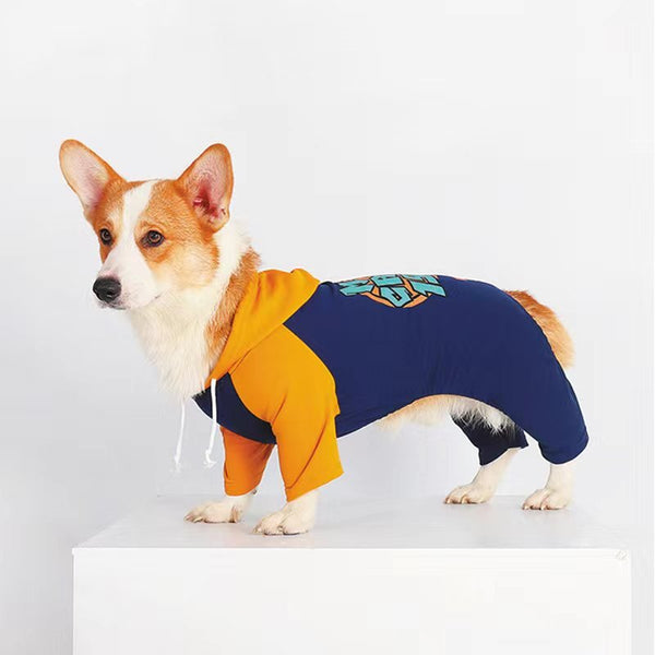 Print Onesie Hoodie Corgi Dog Clothes