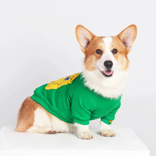 Print Pullover Shirts Corgi Dog Clothes