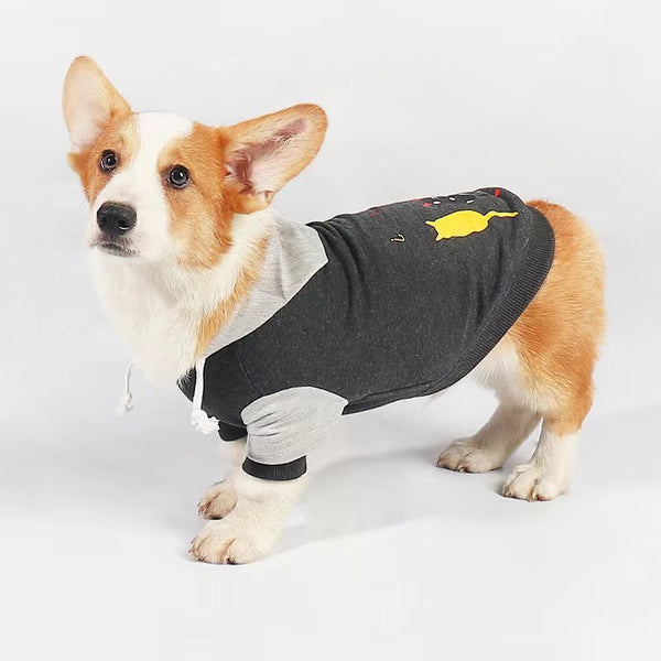 Pullover Print Hoodies Corgi Dog Clothes