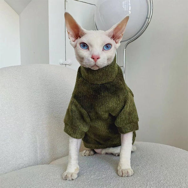 Pullover Sweater Sphynx Cat Clothes