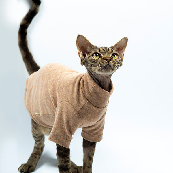 Soft Basic T-shirt Top Sphynx Cat Clothes