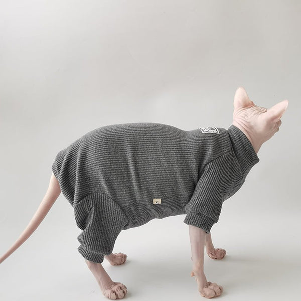 Soft Sweater Onesie Sphynx Cat Clothes