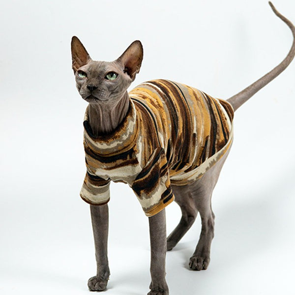 Soft Tie-Dye Top Sphynx Cat Clothes