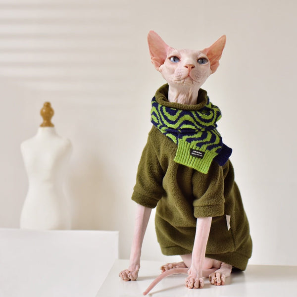 Sphynx Cat Clothes Fleece Shirts