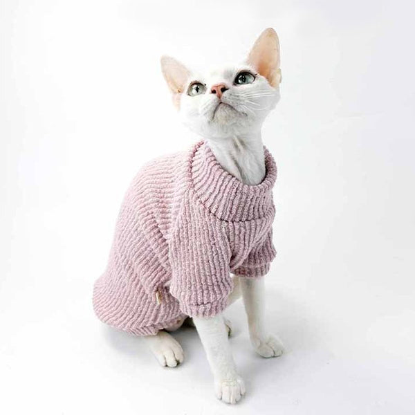 Sphynx Cat Clothes Sweater Soft