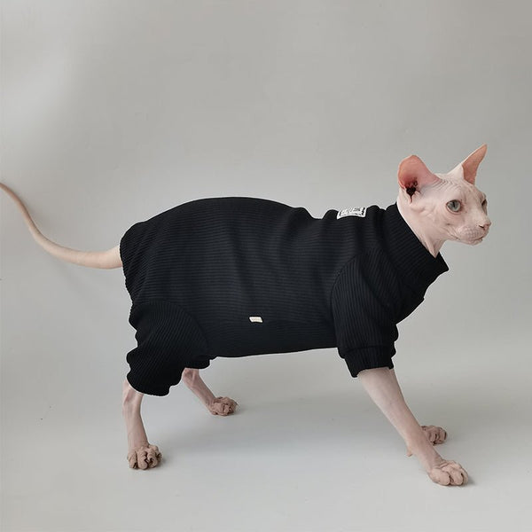 Turtleneck Onesie Pajama Sphynx Cat Clothes