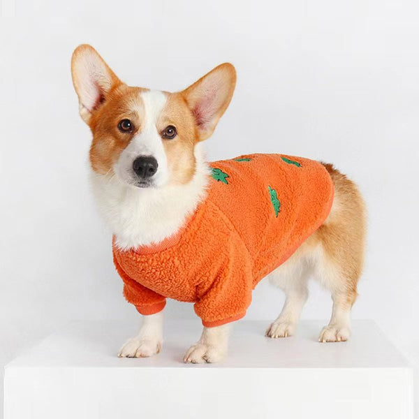 Warm Fleece Shirts Corgi Dog Clothes