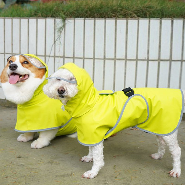 Waterproof Belly Cover Raincoats Outdoor Dog Clothes M-9XL