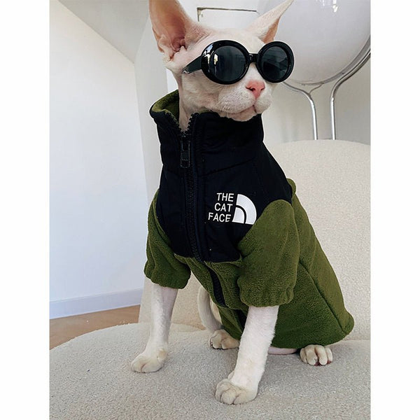 Zip Jacket Sphynx Cat Clothes